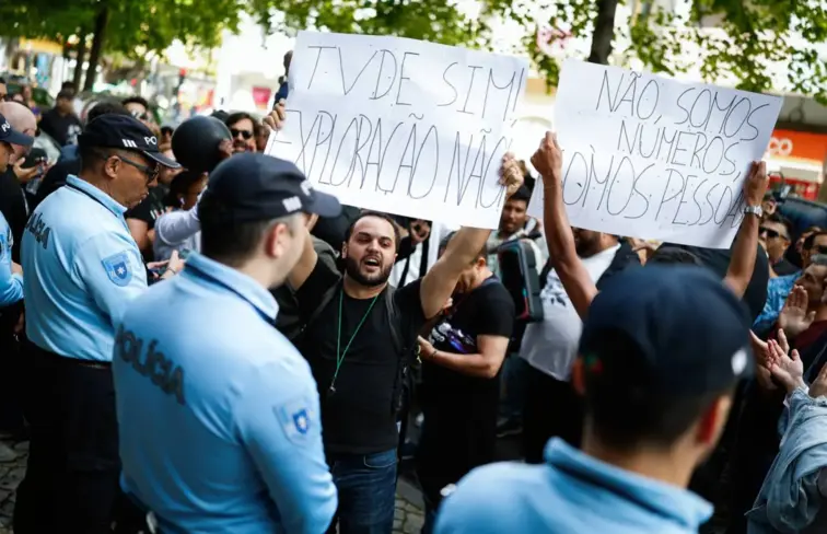Protesto TVDE em Lisboa
